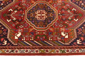 Red Tribal 3X5 Shiraz Persian Rug