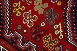 Red Tribal 3'3X4'7 Shiraz Persian Rug