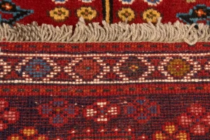 Red Tribal 3'3X4'7 Shiraz Persian Rug
