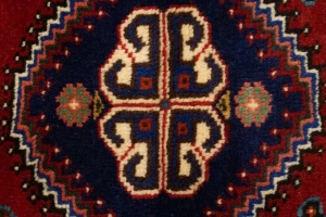 Red Tribal 3'3X4'7 Shiraz Persian Rug