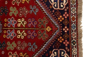 Red Tribal 3'3X4'7 Shiraz Persian Rug
