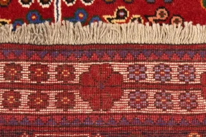 Red Tribal 3'5X5 Shiraz Persian Rug