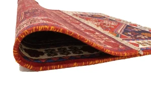 Red Tribal 3'5X5 Shiraz Persian Rug