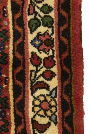Bittersweet Red Tribal 3'6X5'0 Hamedan Persian Rug