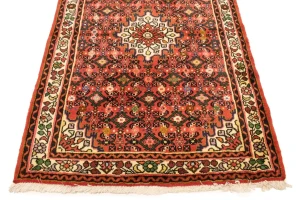 Bittersweet Red Tribal 3'6X5'0 Hamedan Persian Rug