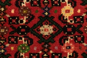Bittersweet Red Tribal 3'6X5'0 Hamedan Persian Rug