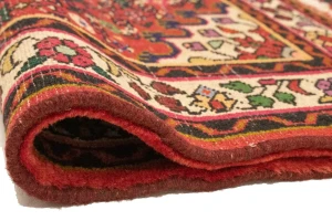 Bittersweet Red Tribal 3'6X5'0 Hamedan Persian Rug