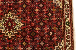 Bittersweet Red Tribal 3'6X5'0 Hamedan Persian Rug