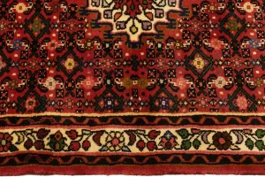 Bittersweet Red Tribal 3'6X5'0 Hamedan Persian Rug