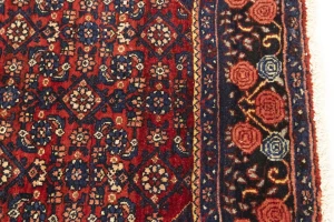 Maroon Red Vintage Floral 4X6'5 Gholtogh Persian Oriental Rug