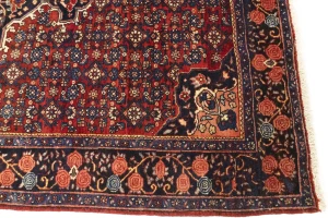 Maroon Red Vintage Floral 4X6'5 Gholtogh Persian Oriental Rug