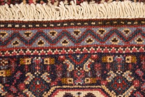 Vintage Cream Geometric 2'6X3'3 Bidjar Persian Rug