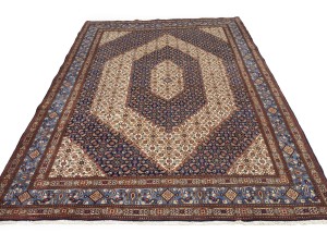 Cream Vintage Floral Classic 7X11 Mood Persian Oriental Rug