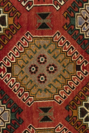 Semi Antique Tribal Scarlet Red 5X9 Shiraz Lori Persian Rug