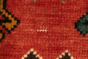 Semi Antique Tribal Scarlet Red 5X9 Shiraz Lori Persian Rug