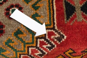 Semi Antique Tribal Scarlet Red 5X9 Shiraz Lori Persian Rug