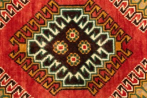 Semi Antique Tribal Scarlet Red 5X9 Shiraz Lori Persian Rug