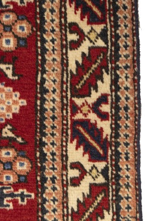 Vintage Cream Geometric 2'5X3'5 Heriz Persian Rug