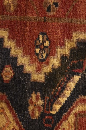 Vintage Rusty Red Tribal 5X9 Hamedan Persian Runner Rug