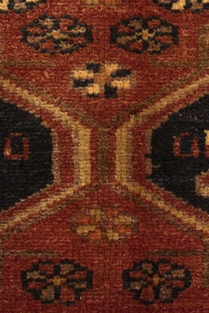 Vintage Rusty Red Tribal 5X9 Hamedan Persian Runner Rug