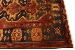 Vintage Rusty Red Tribal 5X9 Hamedan Persian Runner Rug