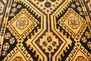 Semi Antique Tribal 4X8'5 Shiraz Persian Runner Rug