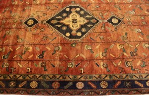 Semi Antique Rust Tribal 5X9 Koliaie Persian Rug