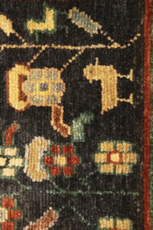 Semi Antique Rust Tribal 5X9 Koliaie Persian Rug