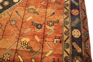 Semi Antique Rust Tribal 5X9 Koliaie Persian Rug