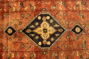 Semi Antique Rust Tribal 5X9 Koliaie Persian Rug