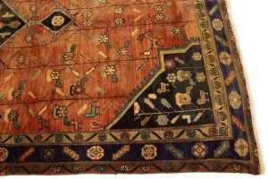 Semi Antique Rust Tribal 5X9 Koliaie Persian Rug