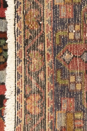 Vintage Purple-navy Tribal 2'9X4 Hamedan Persian Rug