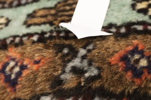 Rare Geometric Semi Antique 2'5X12'9 Oriental Runner Rug Hallway Kitchen Carpet