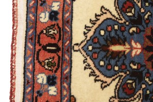 Vintage Cream Floral 3X7 Lilian Persian Runner Rug