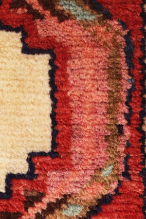 Semi Antique Cream Tribal 3X12 Chenar Persian Runner Rug