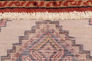 Semi Antique Cream Tribal 3X12 Chenar Persian Runner Rug