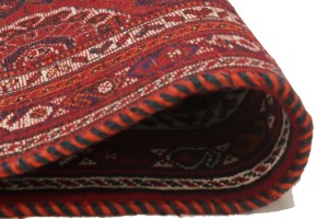 Vintage Red Tribal 4X6 Shiraz Persian Rug