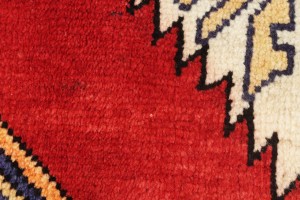 Vintage Red Tribal 5X6 Mazlaghan Persian Rug