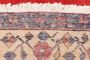 Vintage Red Tribal 5X6 Mazlaghan Persian Rug