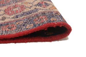 Vintage Red Tribal 5X6 Mazlaghan Persian Rug