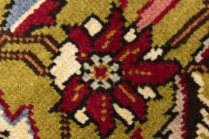 Red Traditional Floral 6'6X9'7 Vintage Oriental Persian Rug