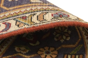 Red Traditional Floral 6'6X9'7 Vintage Oriental Persian Rug