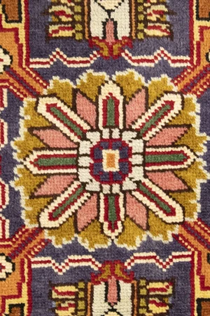 Red Traditional Floral 6'6X9'7 Vintage Oriental Persian Rug