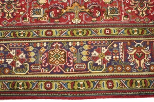 Red 7X10 Vintage Classic Floral Hand-Knotted Oriental Persian Rug