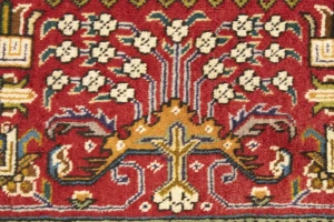 Red 7X10 Vintage Classic Floral Hand-Knotted Oriental Persian Rug