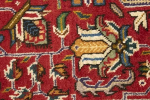 Red 7X10 Vintage Classic Floral Hand-Knotted Oriental Persian Rug