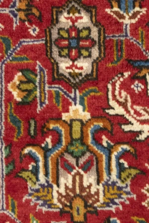 Red 7X10 Vintage Classic Floral Hand-Knotted Oriental Persian Rug