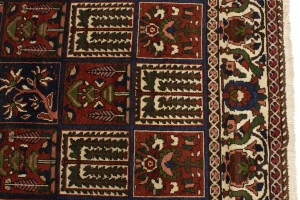 Brown Pictorial 7X10 traditional Oriental Persian Rug