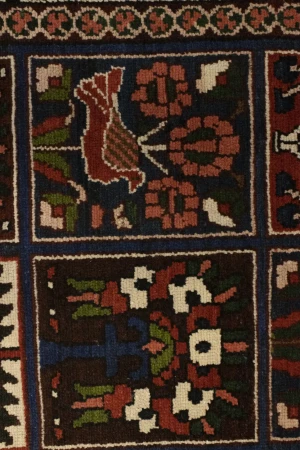 Brown Pictorial 7X10 traditional Oriental Persian Rug