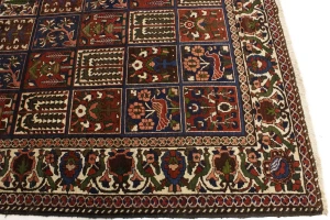 Brown Pictorial 7X10 traditional Oriental Persian Rug